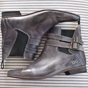 Bed Stu leather Ravine, Steel Blue Ankle boot 9